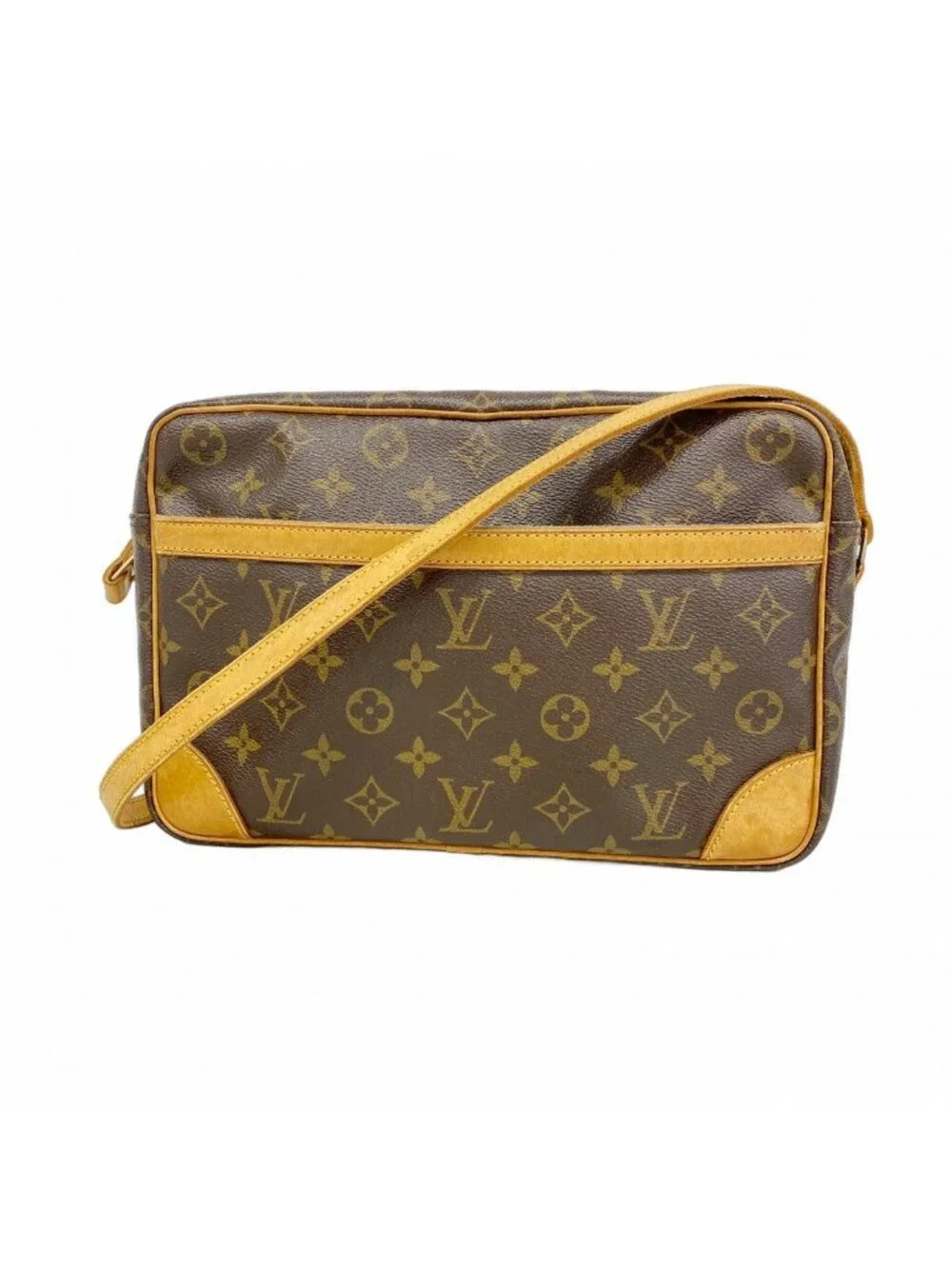 Louis Vuitton Shoulder Bag Monogram Trocadero 30 Brown